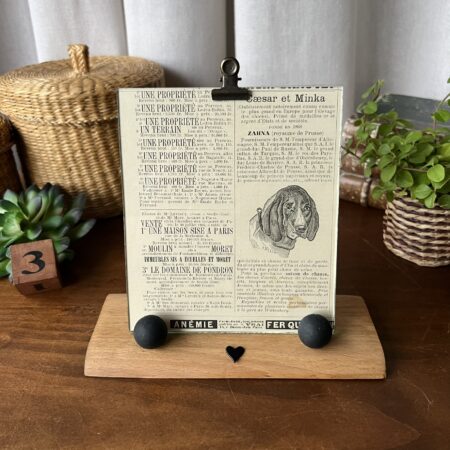 Cadre art déco "cœur" n°3