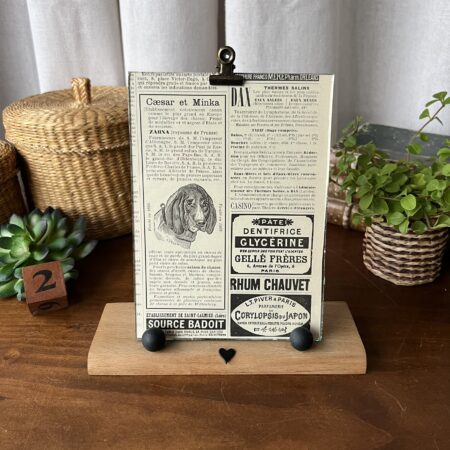 Cadre art déco "cœur" n°2