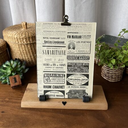 Cadre art déco "cœur" n°1