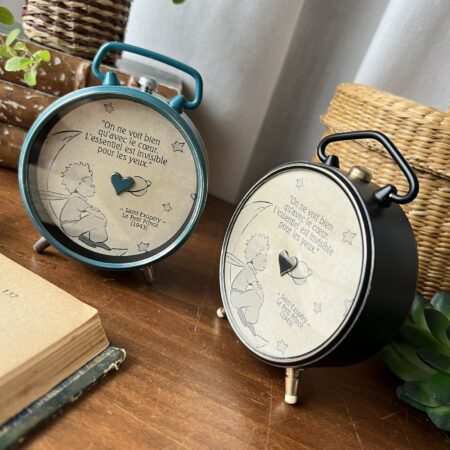 (création) 2 réveils upcyclés "Le petit prince"