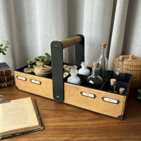 Serviteur d'atelier en bois, 12 cases