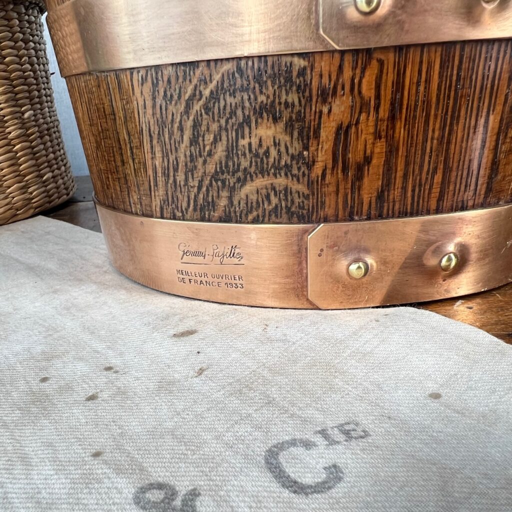 Seau à champagne en étain - Arts de la table