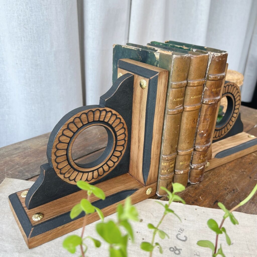 Serre-livres En Bois Fée Pour Chambre De Petite Fille - Décor 3D Peint à La Main, Dimensions L26 X P9,3 X H13,2 Cm