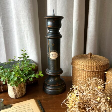 Pique-cierge en bois "rallumer la flamme"