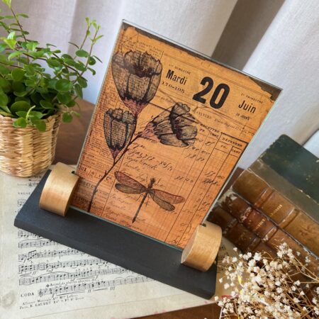 Cadre art déco "20 juin"