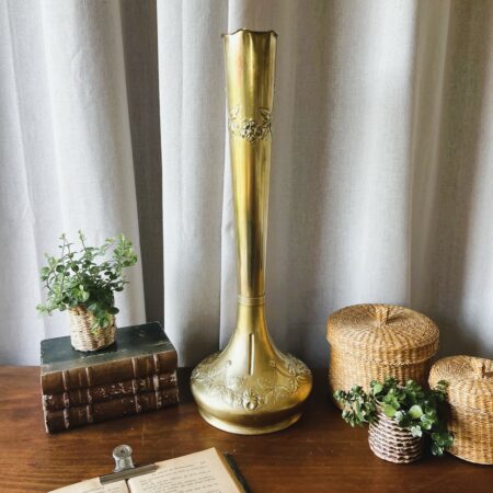 Grand vase en laiton 52 cm