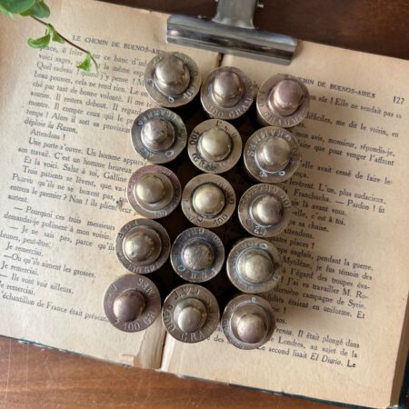 Poids en laiton 100 g (5 dispos)