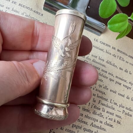 Ancien étui à rouge à lèvres