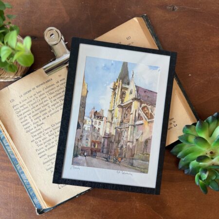 Aquarelle de Paris - Saint Séverin