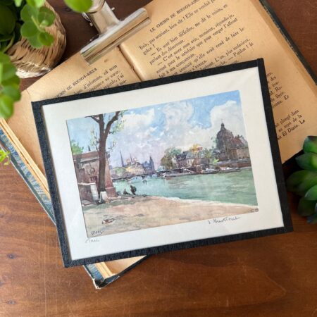 Aquarelle de Paris - L'Institut de France