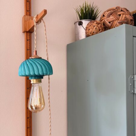 (création) Baladeuse en opaline turquoise