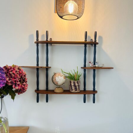 Petite étagère murale vintage