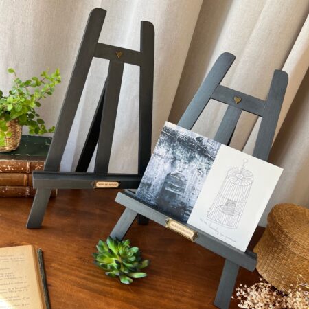 Duo de chevalets de table "entrée des artistes"