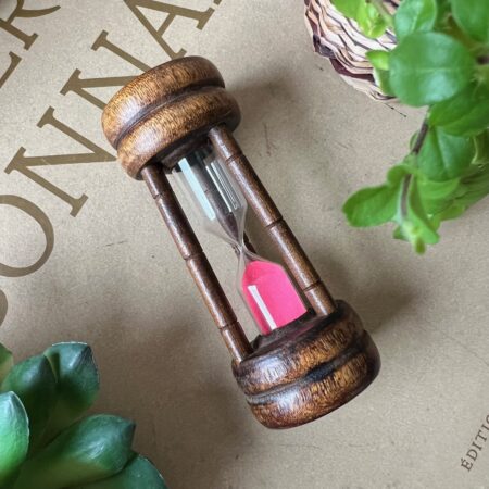 Sablier vintage en bois