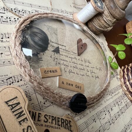 Cadre bombé poétique