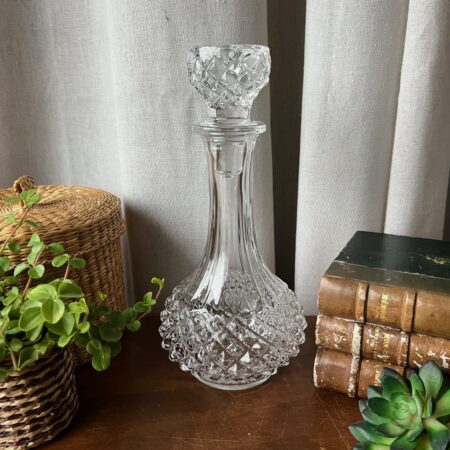 Petite carafe ronde en cristal