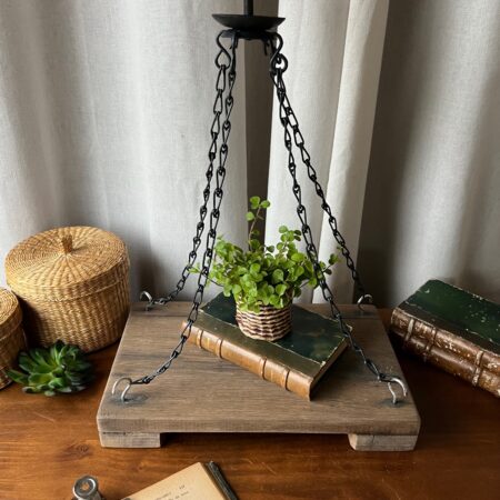 Plateau de balance à suspendre, modèle rectangle