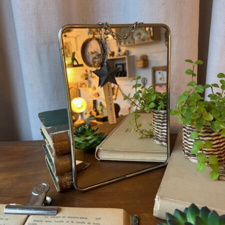 Miroir de barbier "étoilé"