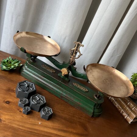 Balance force 10 kg en fonte patinée