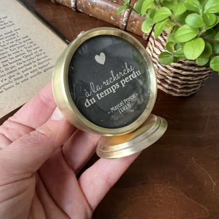 (création) Réveil doré "à la recherche du temps perdu"