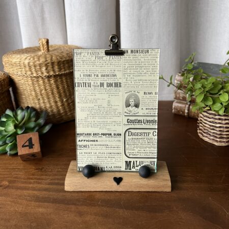 Cadre art déco "cœur" n°4