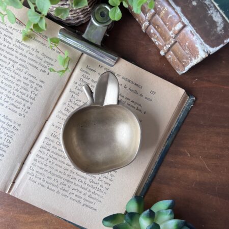 Pomme en laiton massif (cendrier / vide-poche)