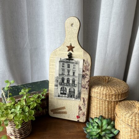 Moyenne planche en bois revisitée n°3 "You are beautiful - rise and shine"