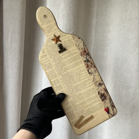 Moyenne planche en bois revisitée n°4 "Unstoppable - start somewhere"