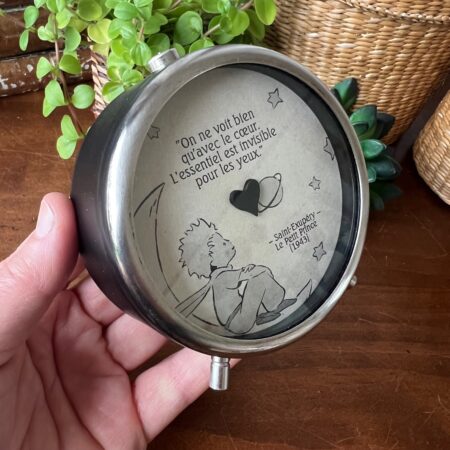 (création) Réveil upcyclé "Le petit prince"