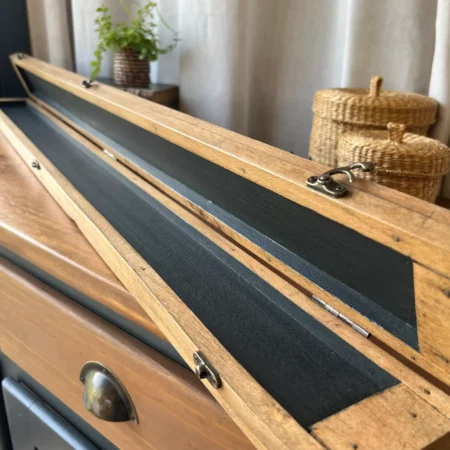 Coffret long en bois