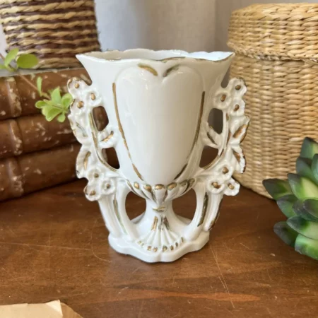 Vase de mariés - décors dorés