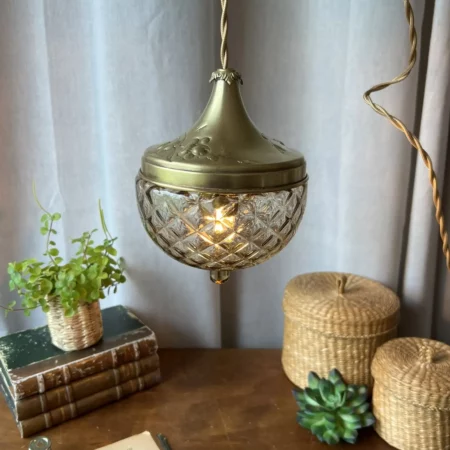 Baladeuse – création unique à partir d’une lampe à pétrole