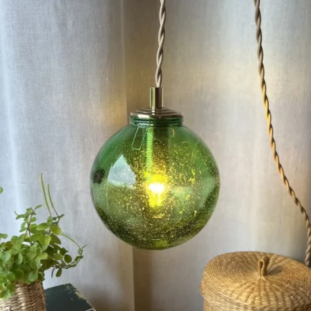 Baladeuse "Flotteur de pêche" en verre vert