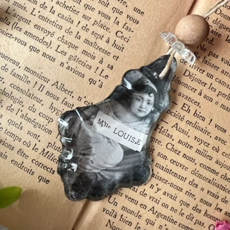Pampille en cristal "Melle Louise" • pour Marie