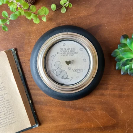 Ancien baromètre upcyclé "Le Petit Prince"