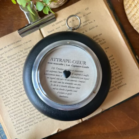 Baromètre ancien upcyclé "Attrape-cœur"