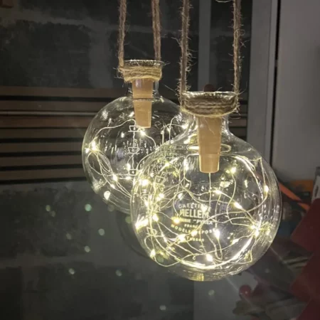 Duo de boules lumineuses "Hellem"