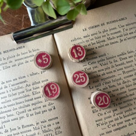 Magnets "pions de loto" personnalisés