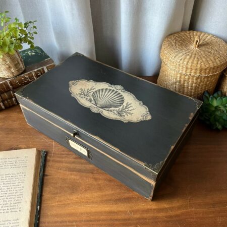 Coffret ancien revisité "Curiosités marines 08 - Coquille"