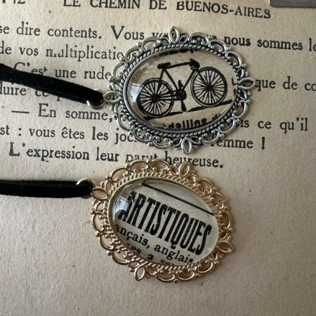 Petites breloques en métal & verre ♥ Isabelle