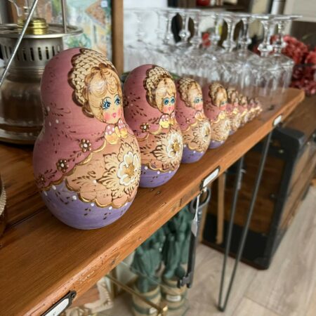 Série de 9 poupées russes Matriochkas